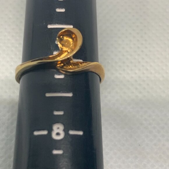 4ct Vintage Salesman Sample  ELECTRO PLATED  UNMARKED Women’s Size 7 Rings - Picture 8 of 11